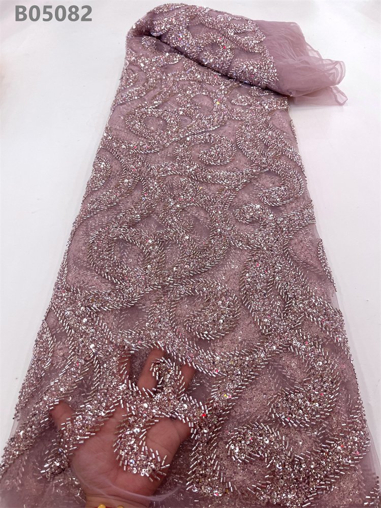 Gold Wedding Lace Beads Embroidery Lace Fabrics Guipure Lace Fabric