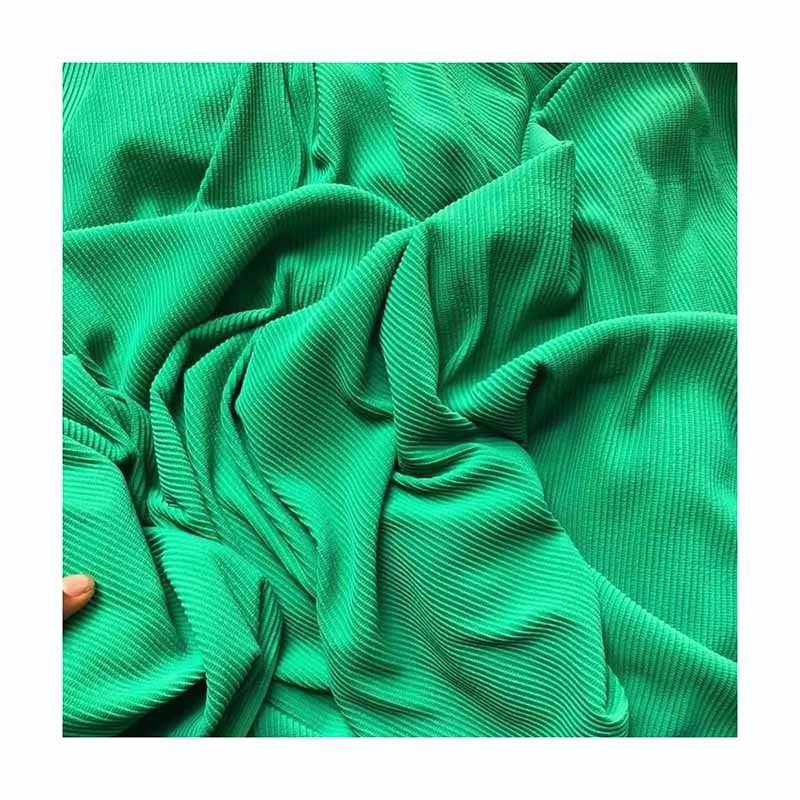 Super Soft Rayon Rib 91 Rayon 9 Spandex Knitted Fabric for T-shirt Underwear