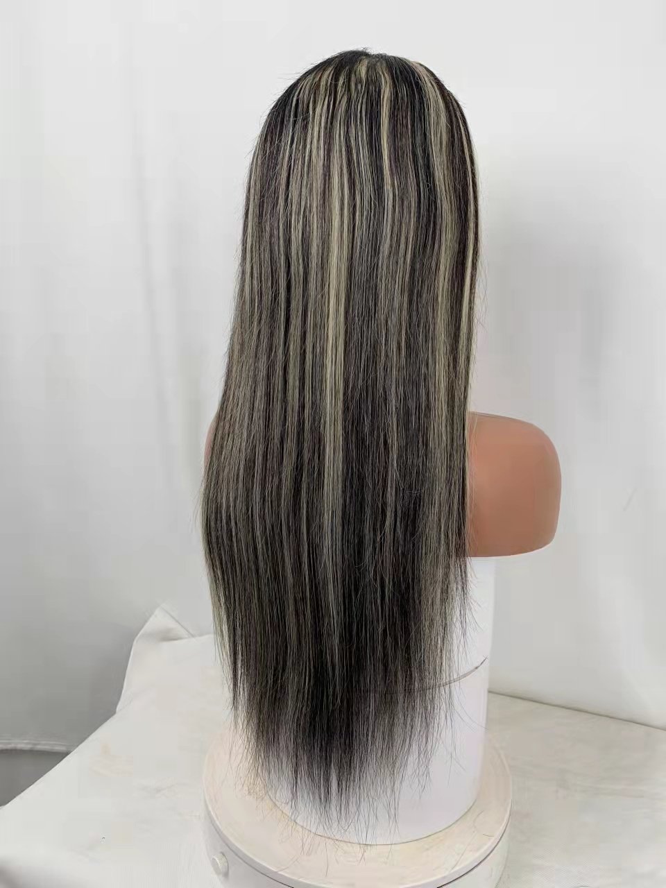 highlight P1/613 lace frontal 13*4 long wig human hair