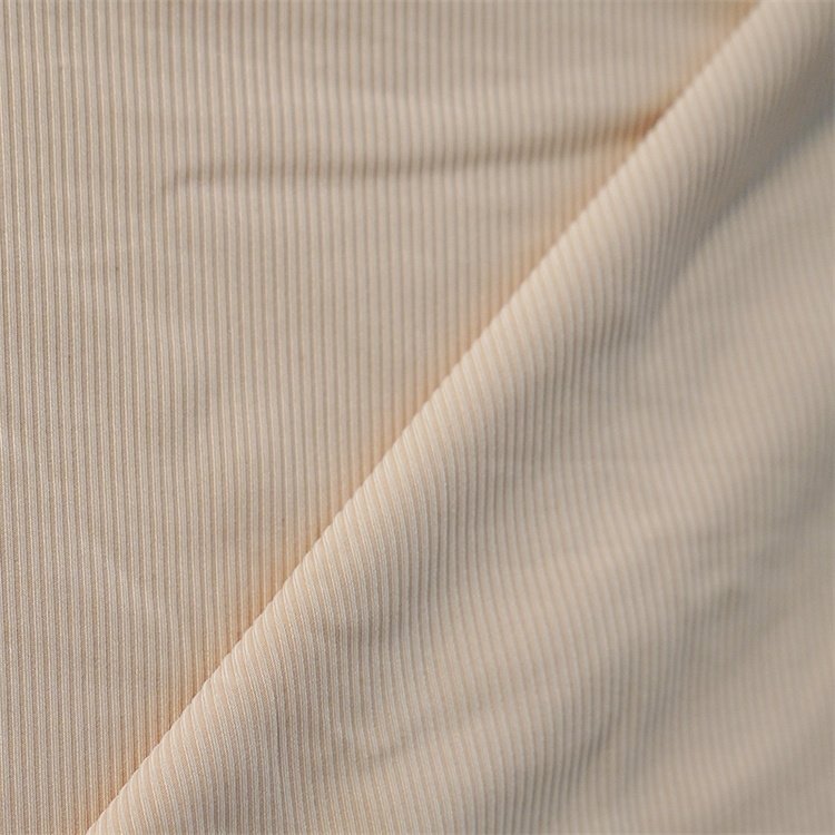 12 Spandex Fabric for Swimwear Underwear Fitness Legging Sportswear 2*2 Rib 88 Polyester Activewaer Yogawear Strip Knit 100D TW