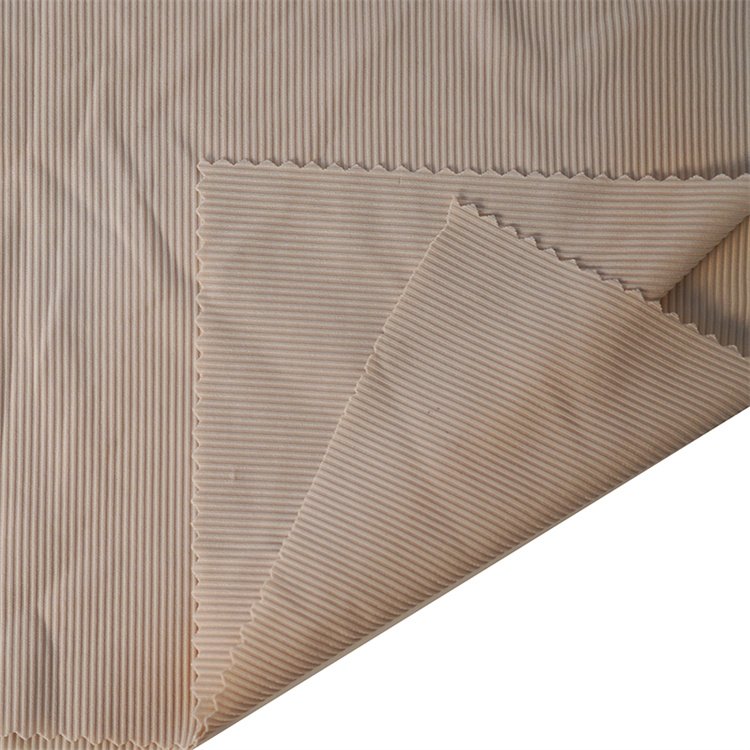 12 Spandex Fabric for Swimwear Underwear Fitness Legging Sportswear 2*2 Rib 88 Polyester Activewaer Yogawear Strip Knit 100D TW