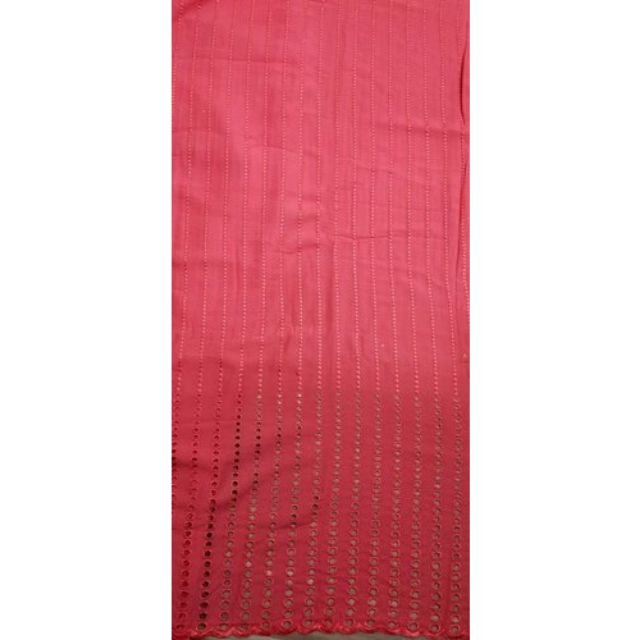 quadrille chikankari embroidery fabric