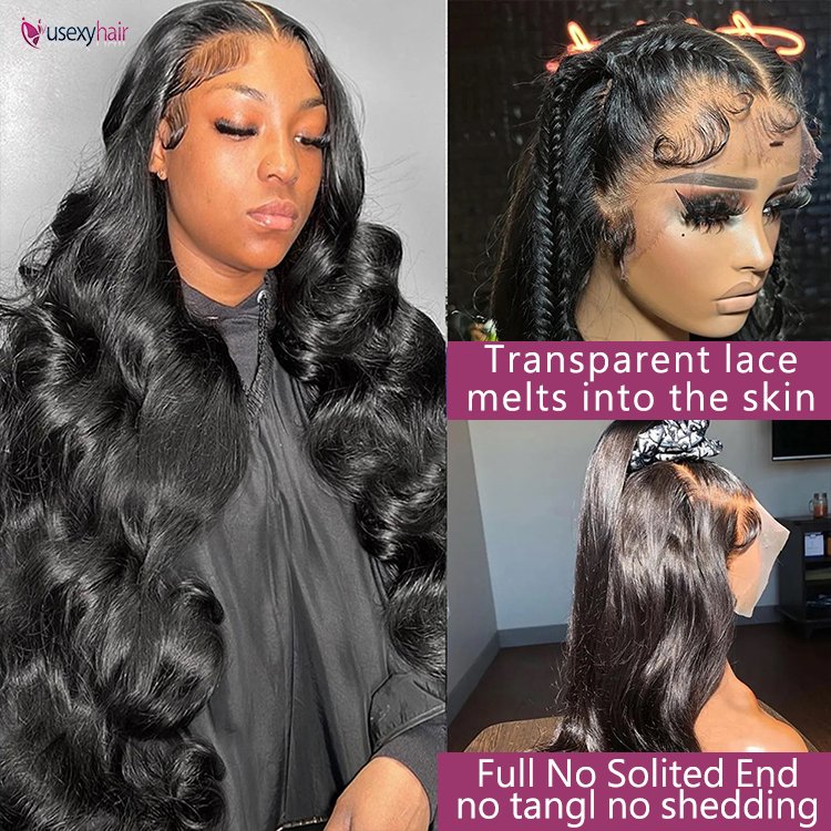 Wholesale body wave 13x6 glueless Lace Front Wig raw Brazilian Hair HD Lace Frontal Wig,Virgin Human Hair Full Lace Wig