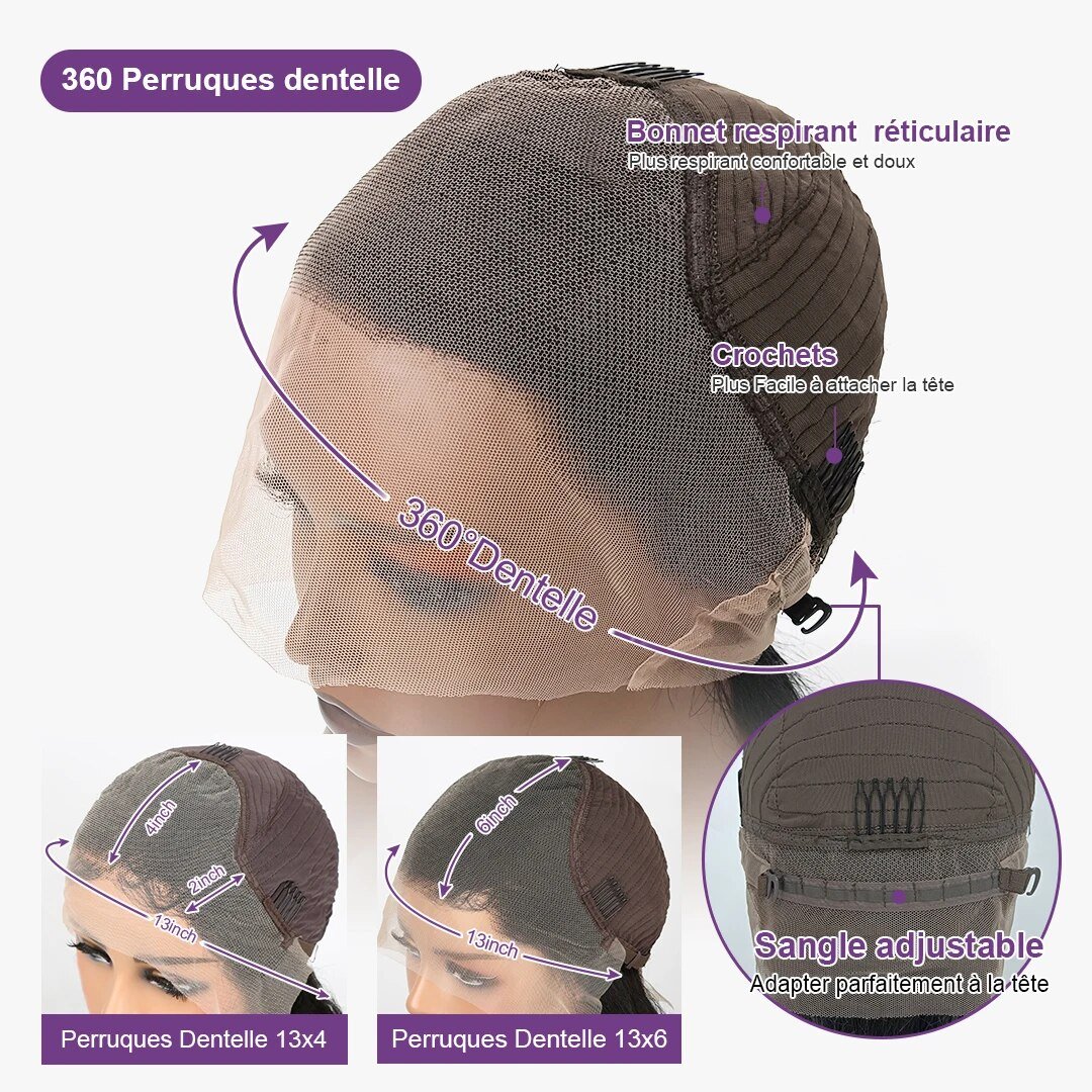 Ombre Honey Blonde Brown Deep Wave Glueless HD Frontal Wig Highlight Kinky Curly Lace Front Wigs For Women