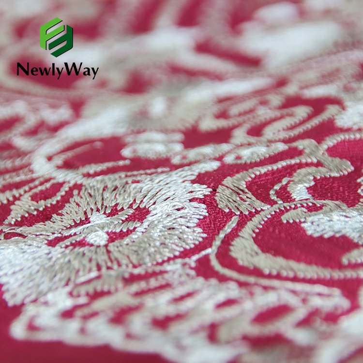 Nigerian woven Fabrics 5 Yards African Fabric 2022 New Embroidery TURKEY Dress Bags Fashion For Dress women girl garment