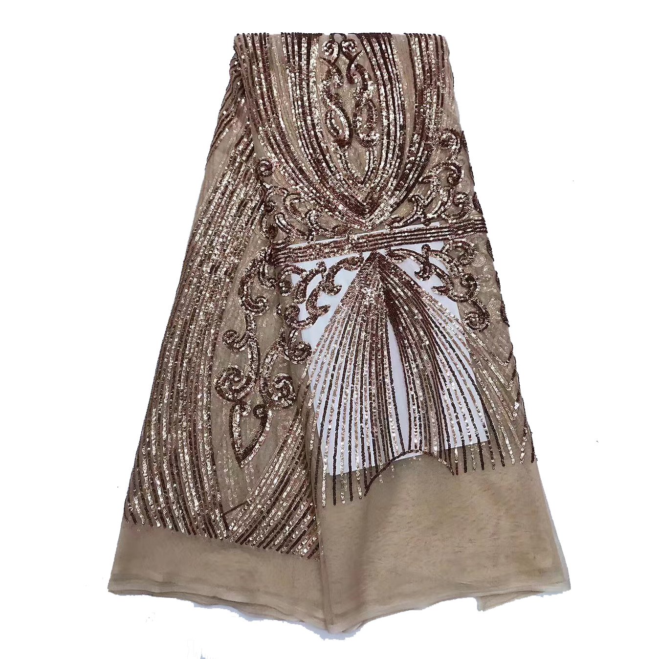 oem bridal embroidery fabric for wedding dress making indian sequin embroidery fabric for women dress