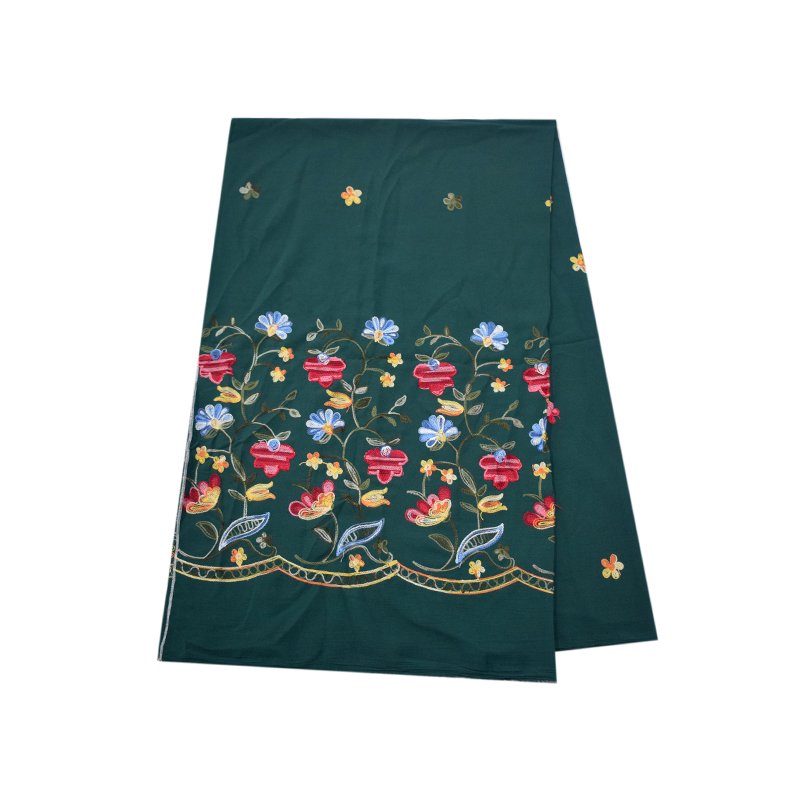 Henry'S Fabrics Factory Accepts Custom Embroidery Designs Floral Embroidery Fabrics For Dresses