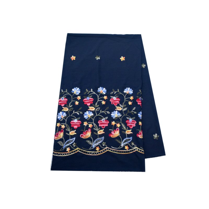Henry'S Fabrics Factory Accepts Custom Embroidery Designs Floral Embroidery Fabrics For Dresses