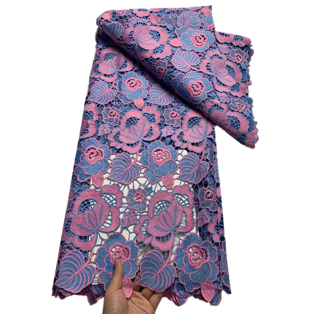 Chenlee nigeria guipure lace clothes dress embroidery 5 yards cord laces women