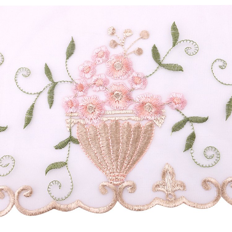 Spot Wholesale New Color Polyester Water - Soluble Lace Mesh Lace Fabric High-grade Clothing Skirt Accessories