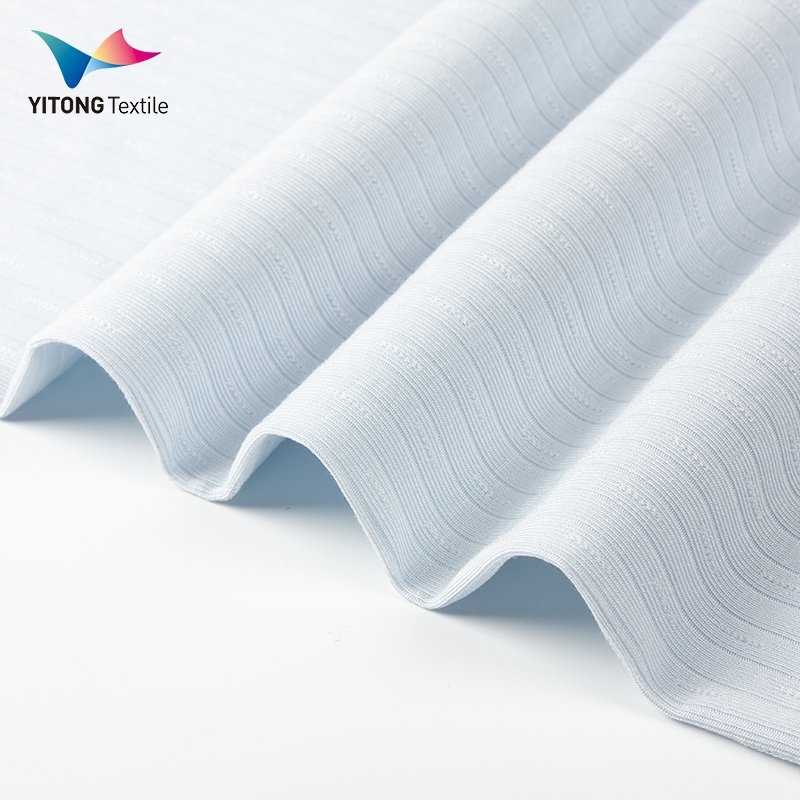 190 gsm Rib Jacquard Fabric Modal Knit Fabric 90% Modal 10% Spandex Fabric for T-shirt