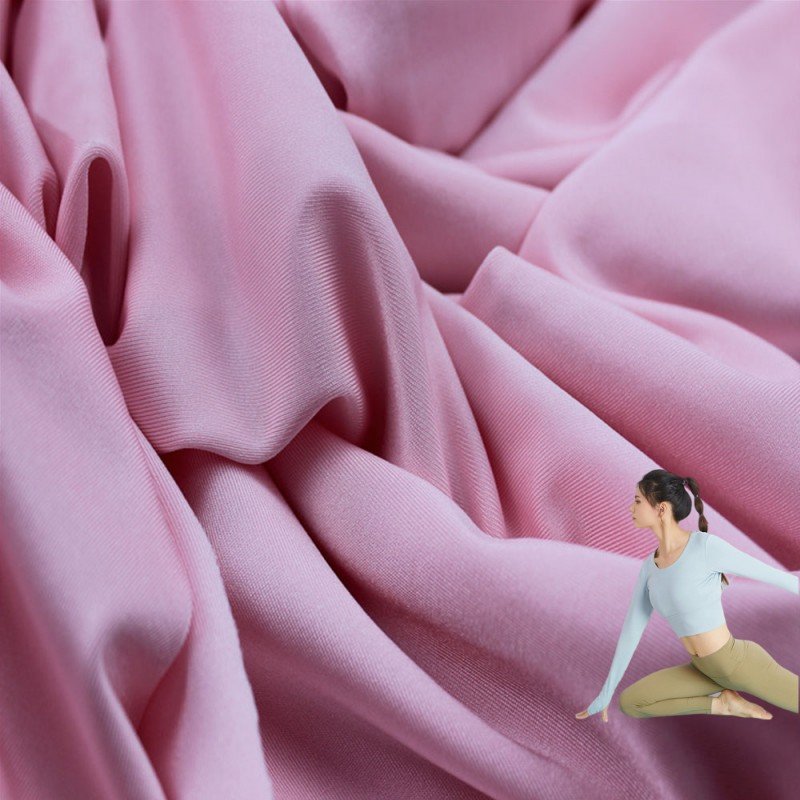China Supplier's Interlock 86 Brushed Knitting 86% Polyester 14% Spandex Fabric Tan Men Ankara Swimwear Fabric