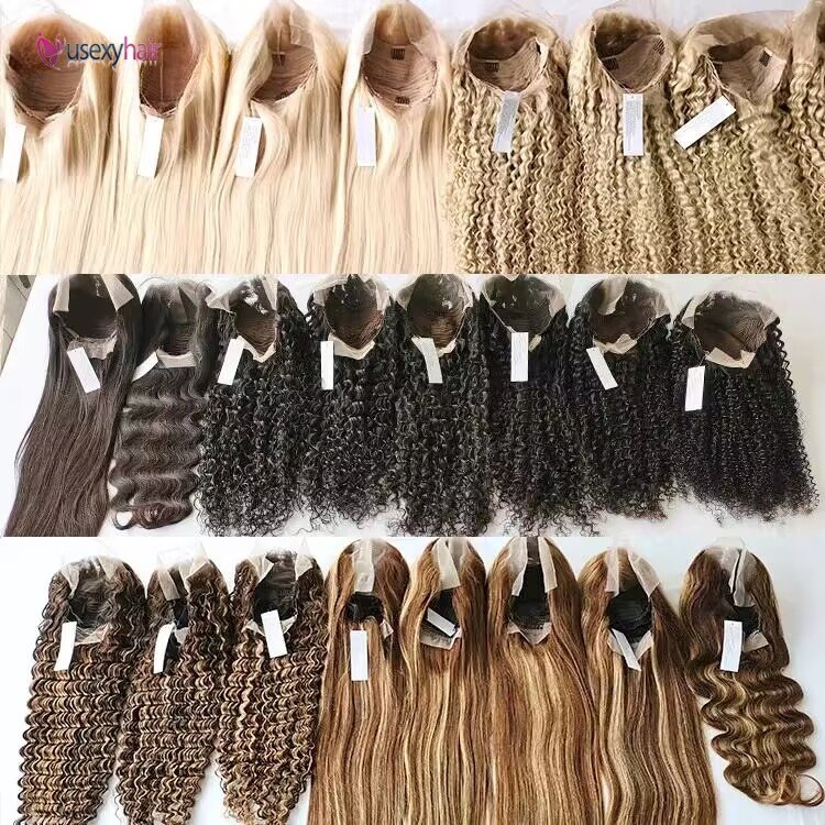 wear and go Glueless Hd Full Lace Frontal Virgin Vietnamese Human Hair Wigs Body Wave burmese Curly Lace Wig For Black Women