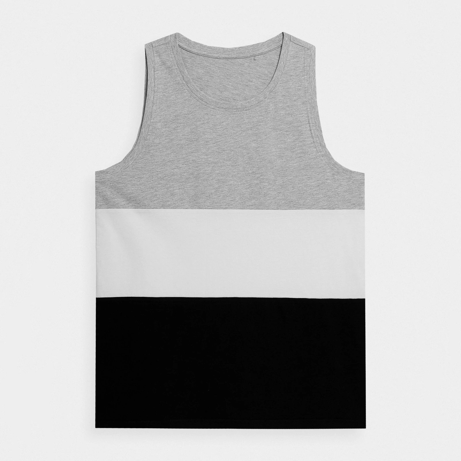 OEM Service Summer High Quality Men's Cotton Tank Top Fitness Gym TMen's Tank Top 100% Cotton 2024