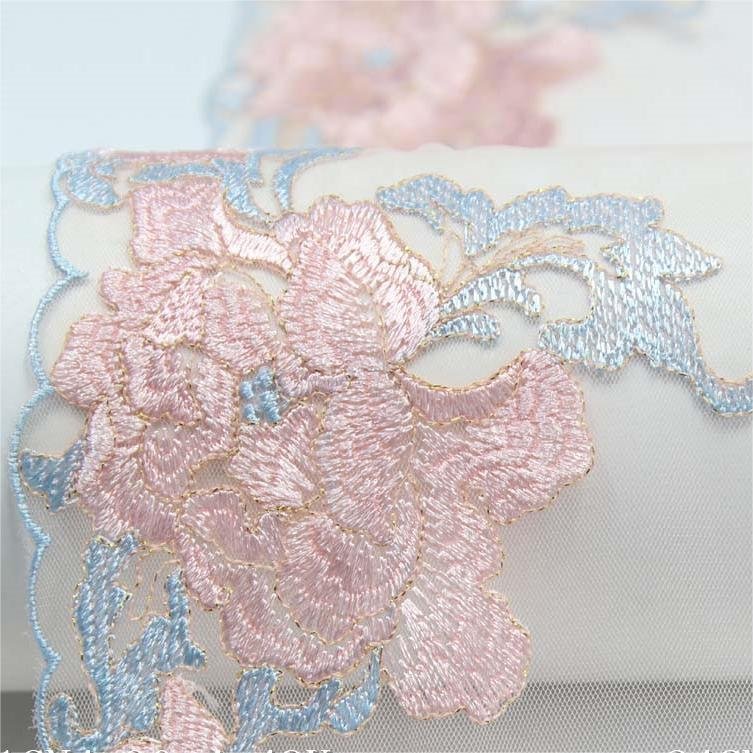 Multiple color selection wedding dress Home Textile Fabric Underwear accessories mesh cloth mesh gauze sequin Embroidery lace