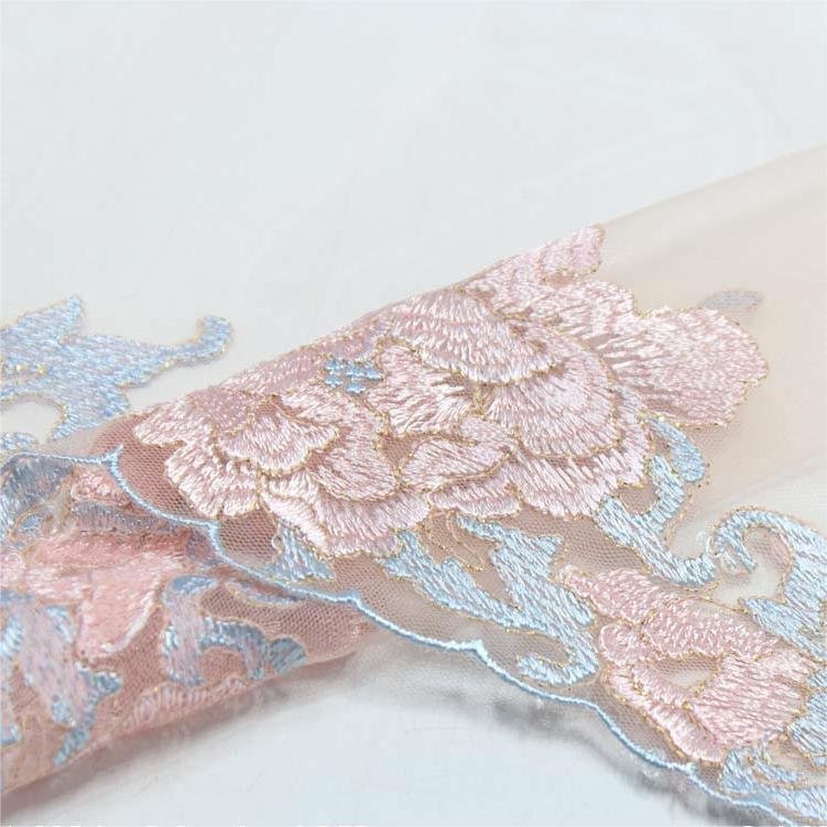 Multiple color selection wedding dress Home Textile Fabric Underwear accessories mesh cloth mesh gauze sequin Embroidery lace
