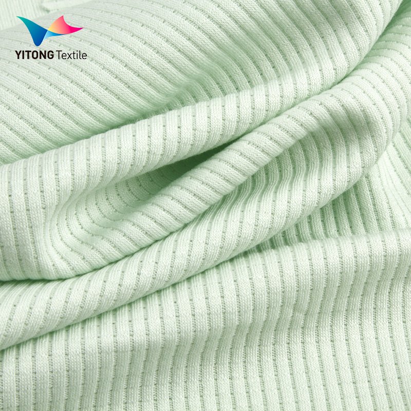 180 gsm Waffle Knit Fabric Bamboo Fiber Cotton Fabric 50% Bamboo Fiber 50% Cotton Fabric for t-shirt