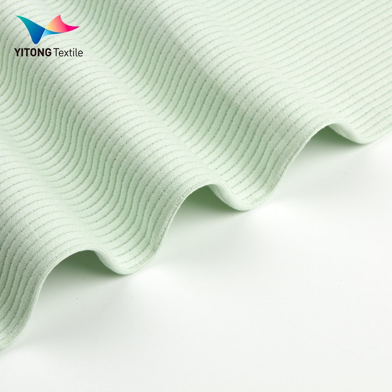180 gsm Waffle Knit Fabric Bamboo Fiber Cotton Fabric 50% Bamboo Fiber 50% Cotton Fabric for t-shirt