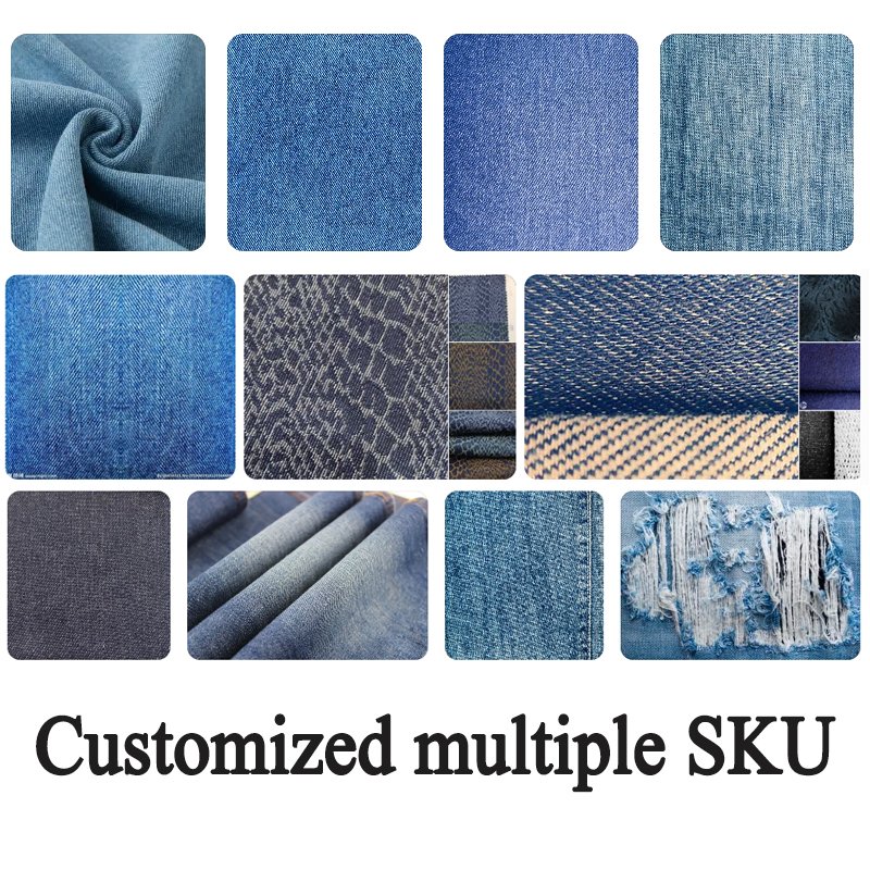 New Competitive High Quality Jeans Fabric Denim Fabric Indigo Cotton/Polyester/Spandex Denim Fabric