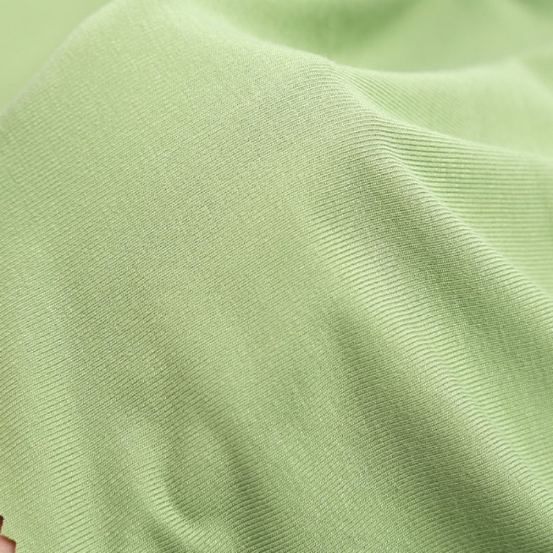40s eco-friendly anti bacterial organic bamboo spandex 1*1 rib knit seamless underwear fabric