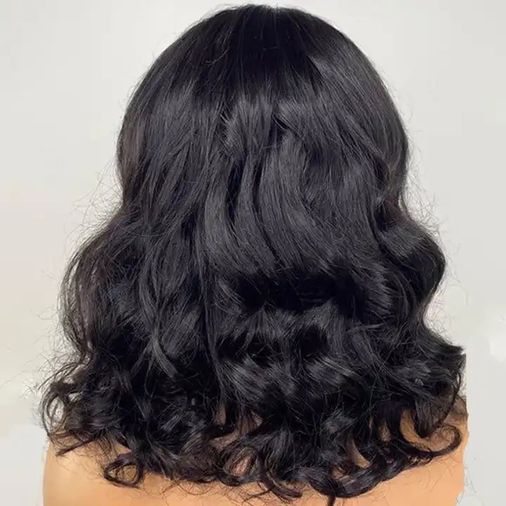 Body Wave Short Wigs 10a Human Hair Lace Front Curly Bob Wigs Brazilian Virgin Hair short Wigs for Black Women