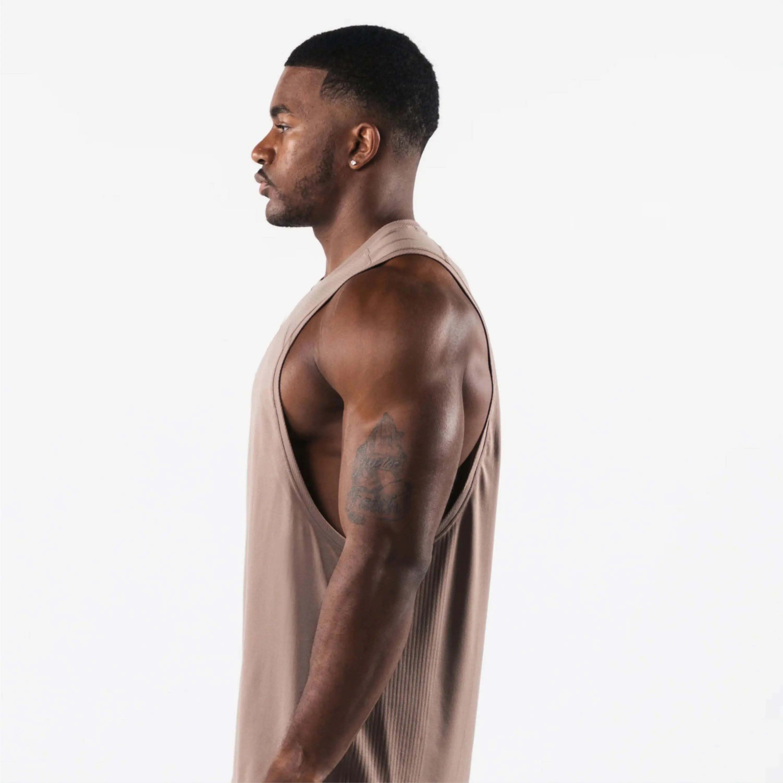 Side Seamed Retail Fit 100% Airlume Combed cotton and Ring Spun Cotton 32 single 4.2oz Peach Unisex Jersey Tank