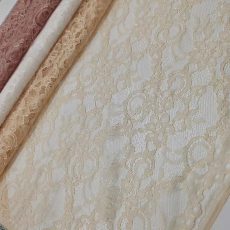 Modern Style Design White Width 150 Cm Nylon Lace Fabric Used For All Kinds Of Clothing Underwear Wedding Accessories