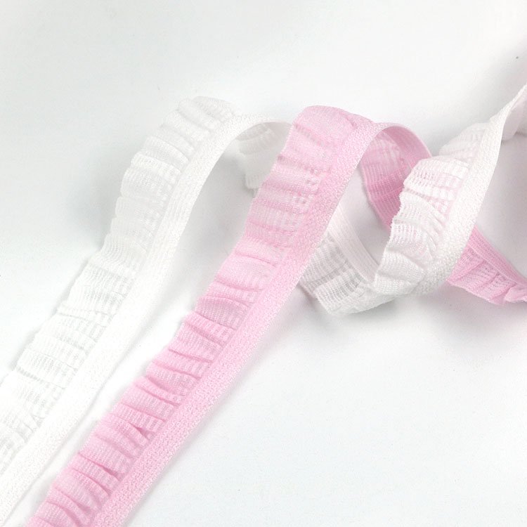 Wholesale Custom Bra Panties Elastic Lace Webbing Band Clothes Underwear Knitted Lace Trim Belt Webbing Tape