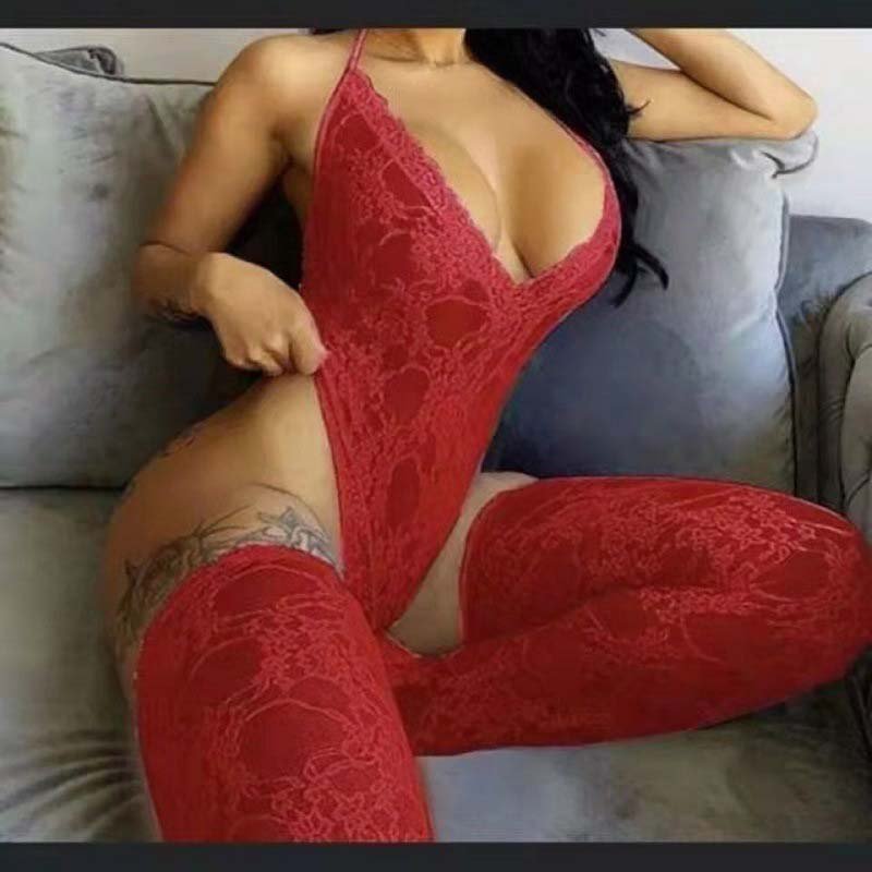 With Stocks Lace Lingerie Body Stockings Panty Hose Stockings Designer Women Lingerie 2021