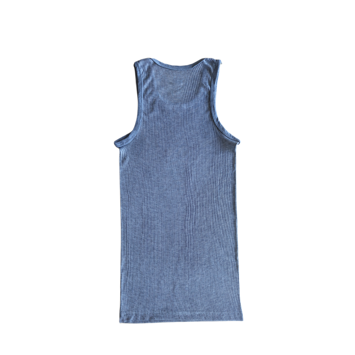 High quality factory wholesale gym tank top men blank black white gray singlets men ribbed polyester tank tops in bulk