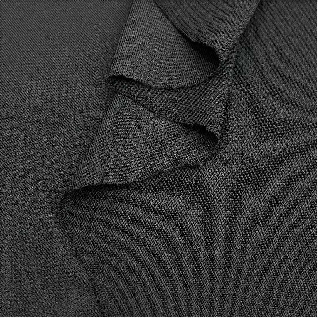 Crystal linen 170g twisted four-sided stretch polyester fabric with drapey knitted dress bottoming shirt fabric