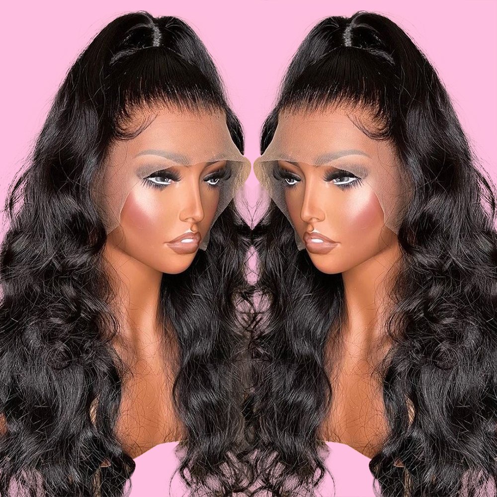360 Hd Lace Frontal Wigs,Brazilian Human Hair Lace Front Wigs for Black Women,Virgin Cuticle Aligned Full Lace Human Hair Wig
