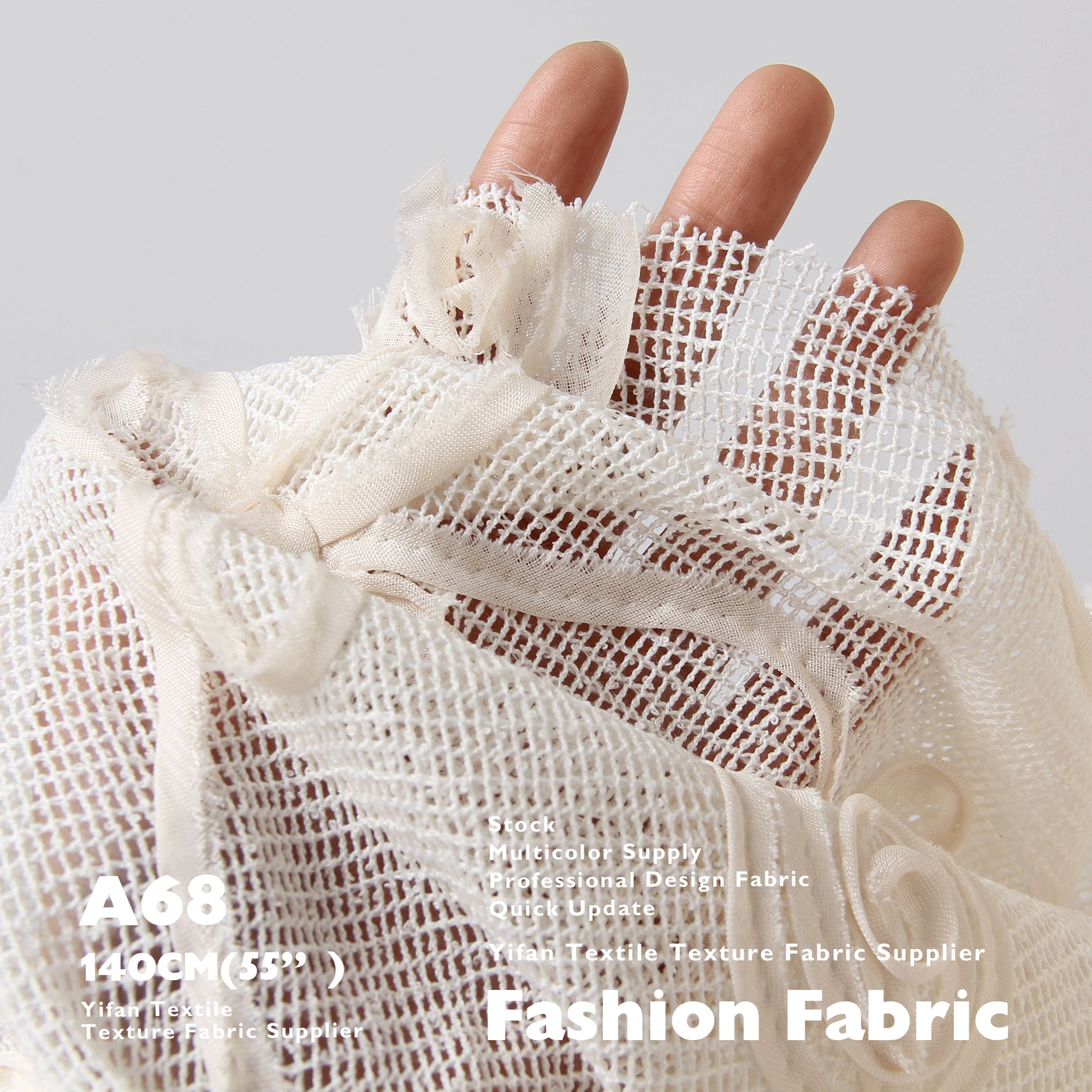 Fashion Fabrics Polyester See-Through Hollow 3d Mesh Floral Grid Embroidery knitted Fabrics For Clothing Curtain Wedding Dress