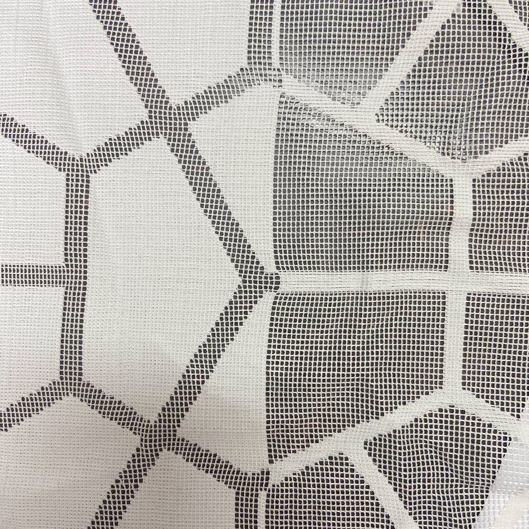 sheer fabric gauze warp knit polyester curtain Decor fancy elegant rib tulle voile white sheer curtain for living room