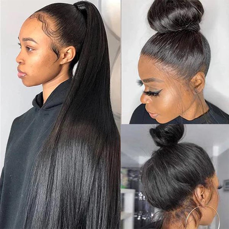 Wholesale HD Full Lace Frontal Human Hair Wig For Black Women, Brazilian Virgin Hair 13*6 360 Lace Front Closure Wig