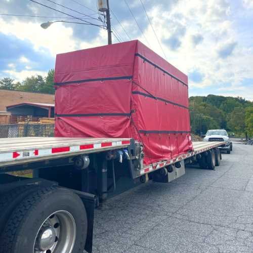 550 gsm heavy duty trailer tarp ripstop parachute 18oz waterproof lumber flatbed vinyl truck tarps