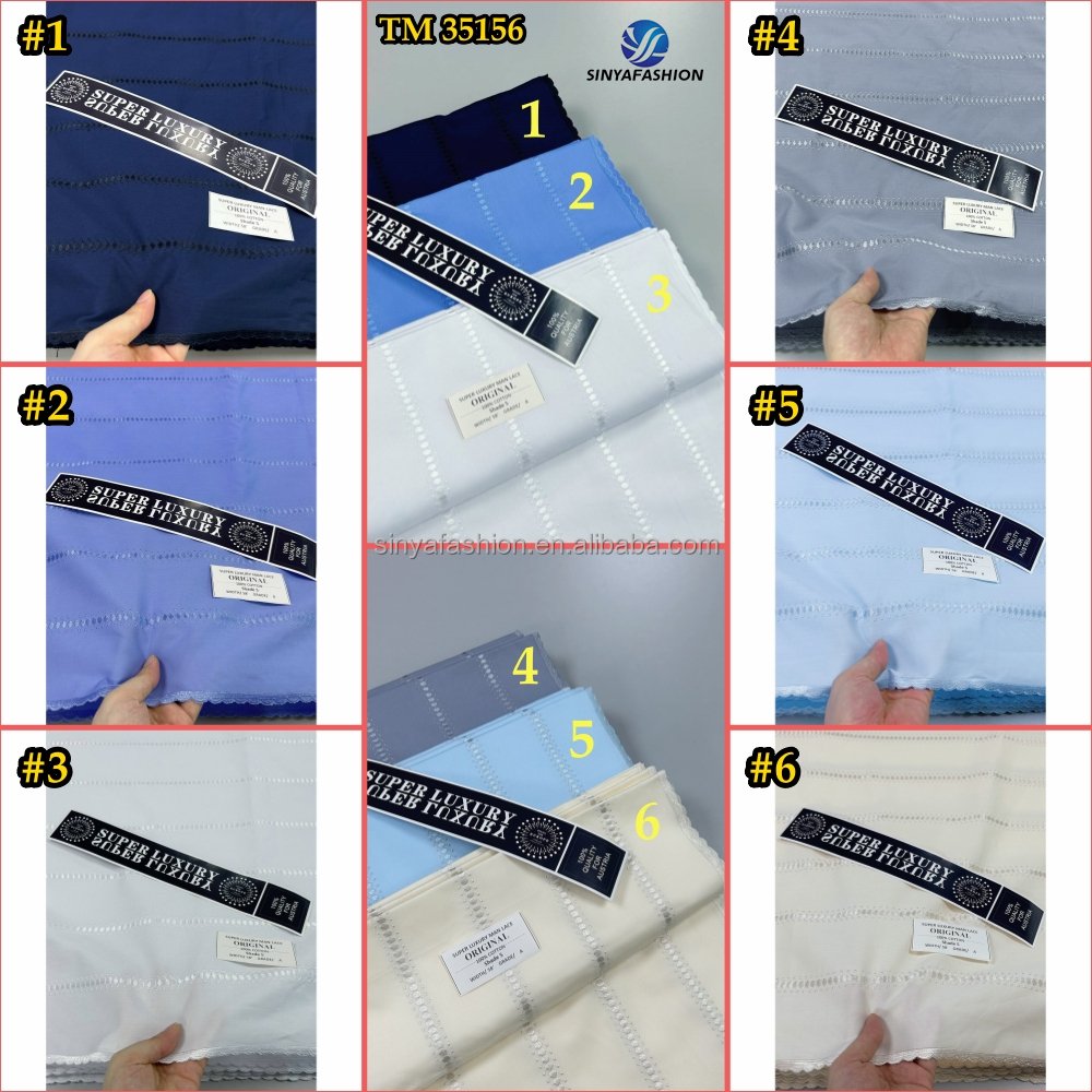 Sinya High End New Arrivals Polish Lace For Man 5 Yards Dry Cotton Lace For African Man Lace Clothing