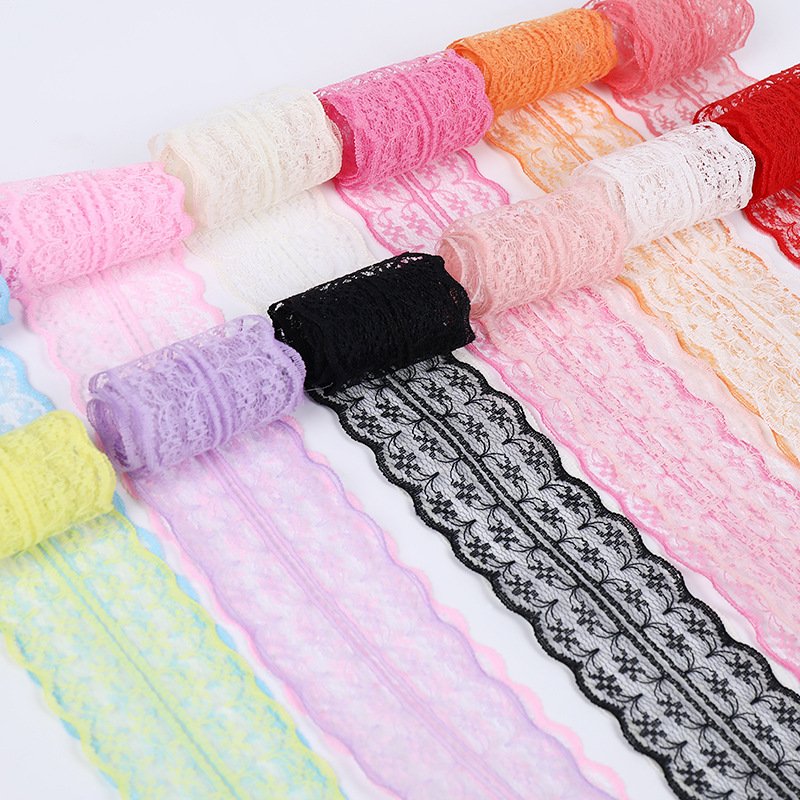 2021 hot sale high quality lace fabric lace crocheted cotton garment lace trimming 4.5cm