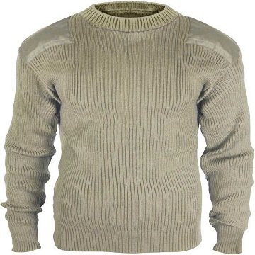 Custom High Quality Tactical Solid Color Sweater Knit Pullover Sweaters