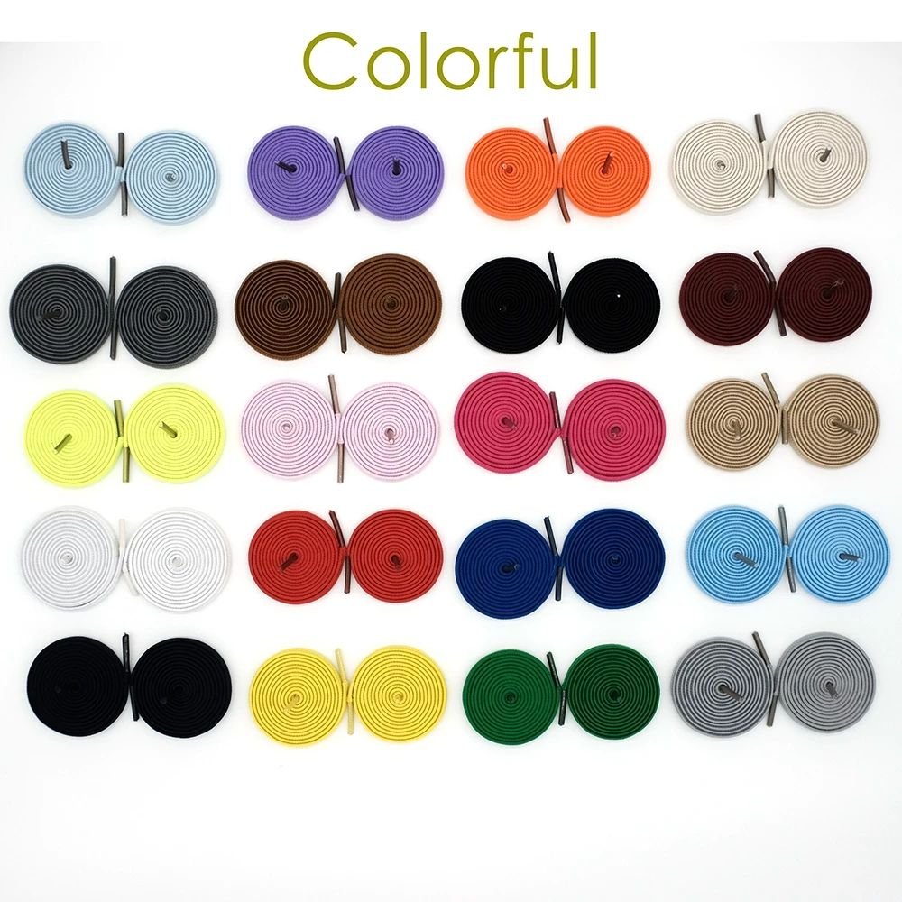 1 Pair Flat Custom Stretch Rope Shoe Laces Outdoor for Sneakers Leisure Sneakers Quick Safety Elastic Flat No Tie Shoelace