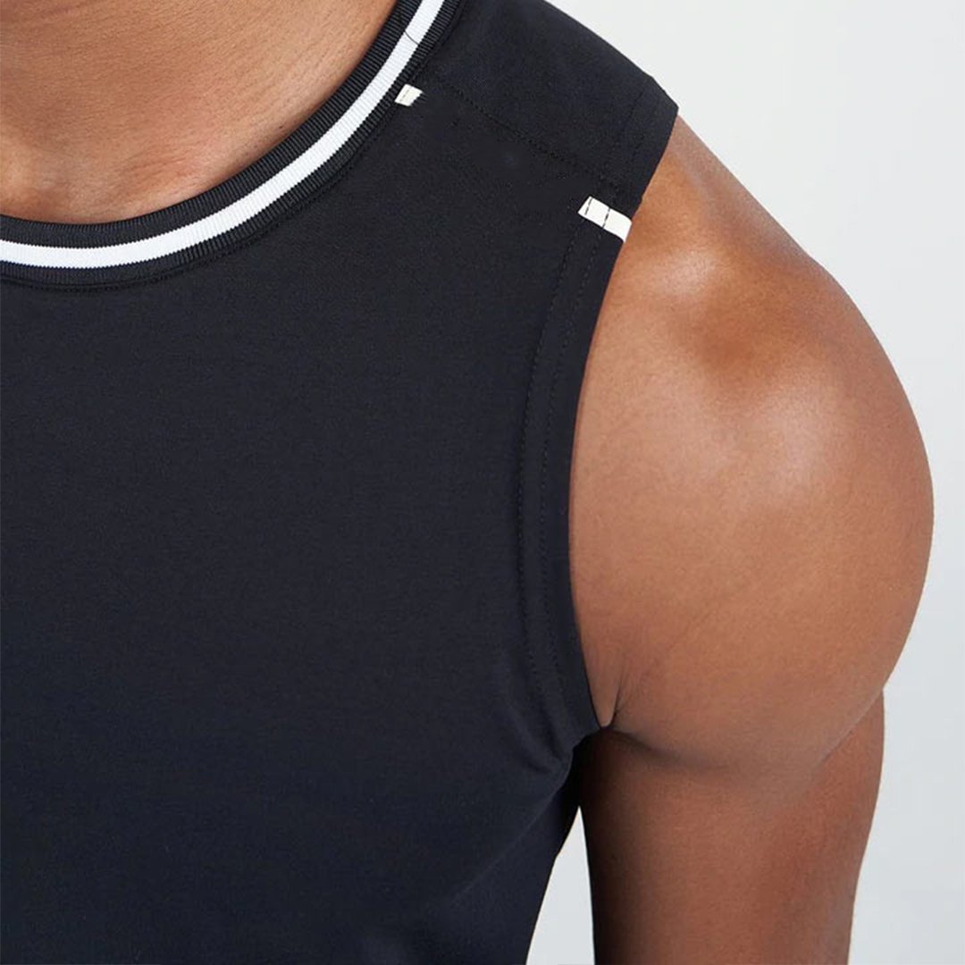 Wholesale Custom Logo Comfortable Solid Color Men Casual 100% Cotton Breathable Tank Tops