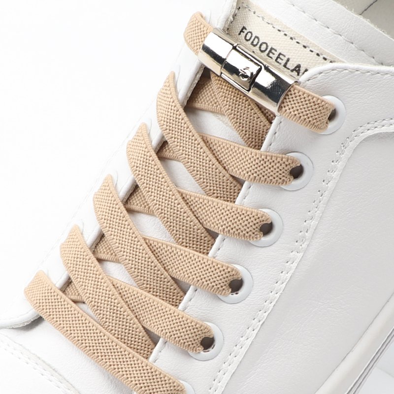 No Tie Shoe laces Press Lock Shoelaces without ties Elastic Laces Sneaker Kids Adult Widened Flat Shoelace for Shoes