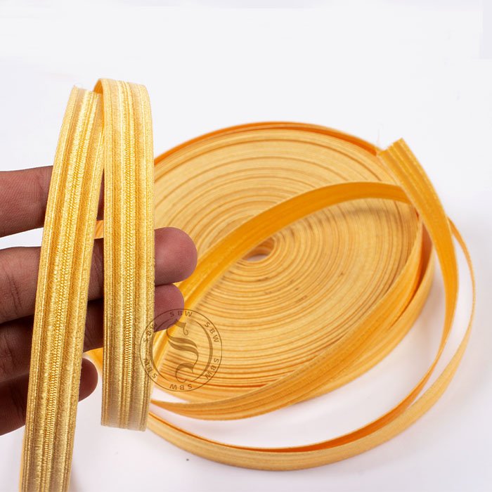 Braid Rank Lace Silky Yellow 13mm Wide | Best Embroidery Golden Ribbon and Braids On Customize Logo Design Uniform Accessories