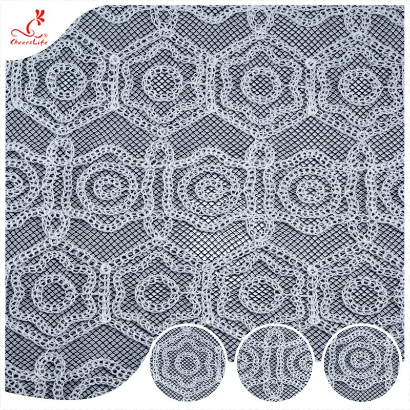 High quality embroidery fabric cord guipure lace African Lace Fabric for wedding dress