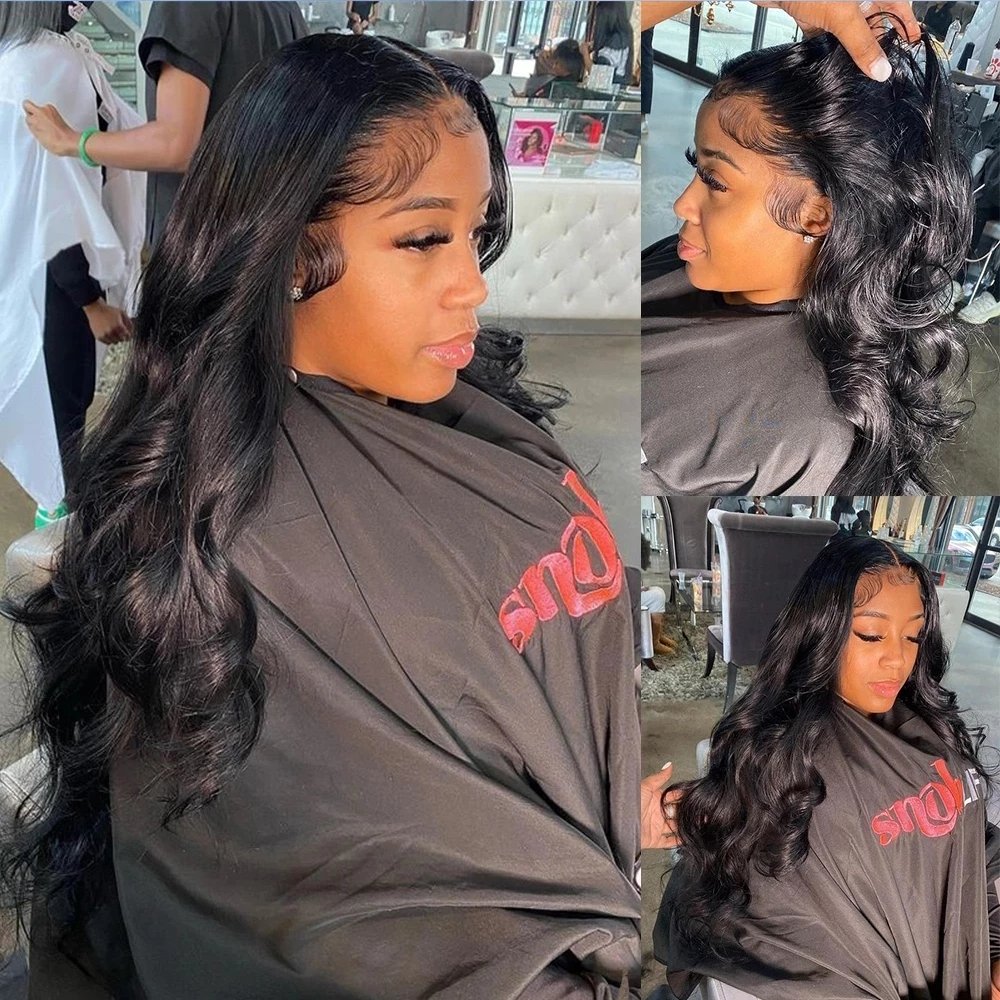 Raw Indian Virgin Hair Body Wave Wig Human Hair Lace front 360 Hd Lace Frontal Wig Vendor Full Lace Front Wigs For Black Women