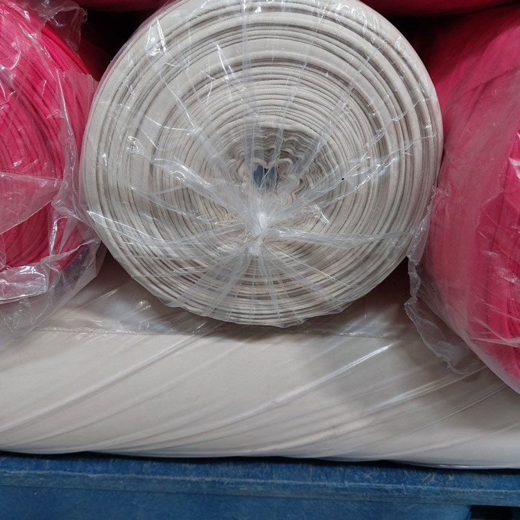 ITY korean poly fabric polyester spandex plain dyed Solid various color polyester spandex best polyester fabric textile