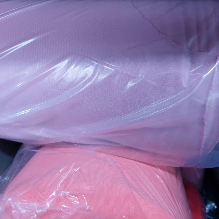 ITY korean poly fabric polyester spandex plain dyed Solid various color polyester spandex best polyester fabric textile