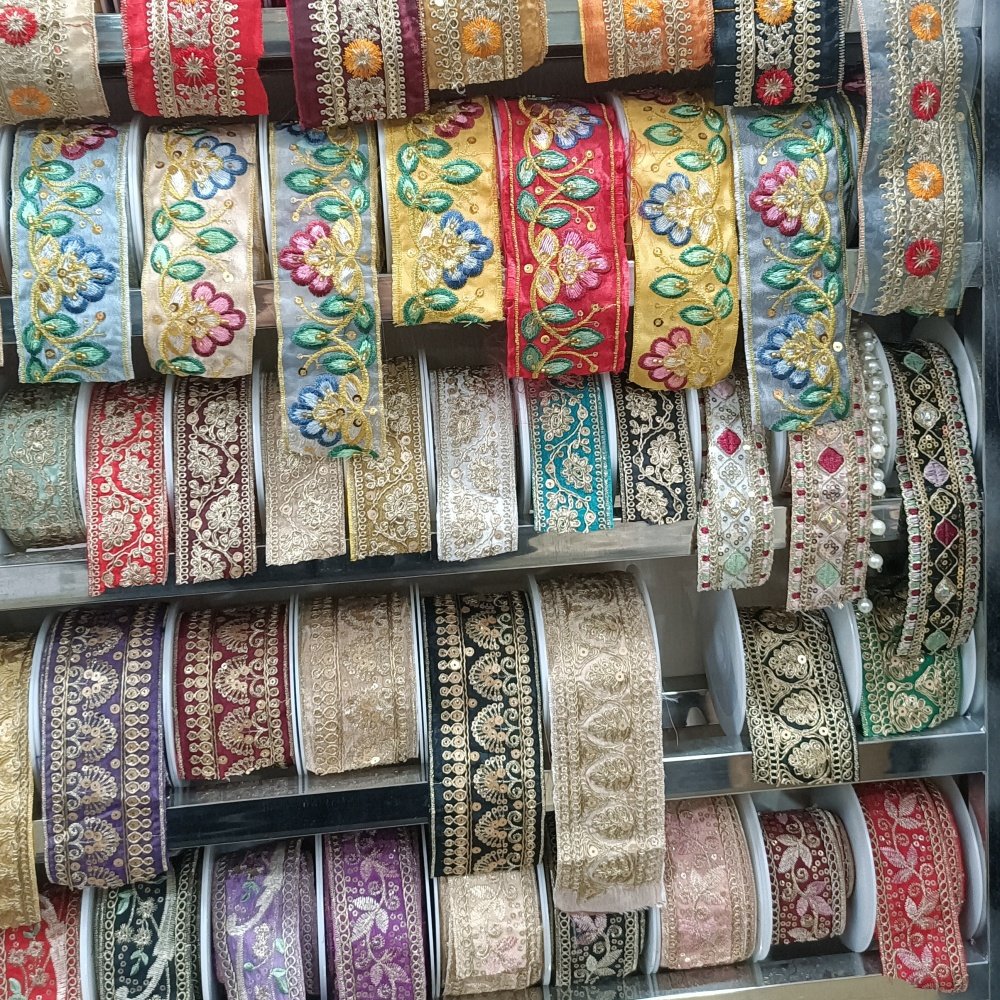 affninfty custom wholesale price leaf embroidery white good latest beaded lace tirm for women