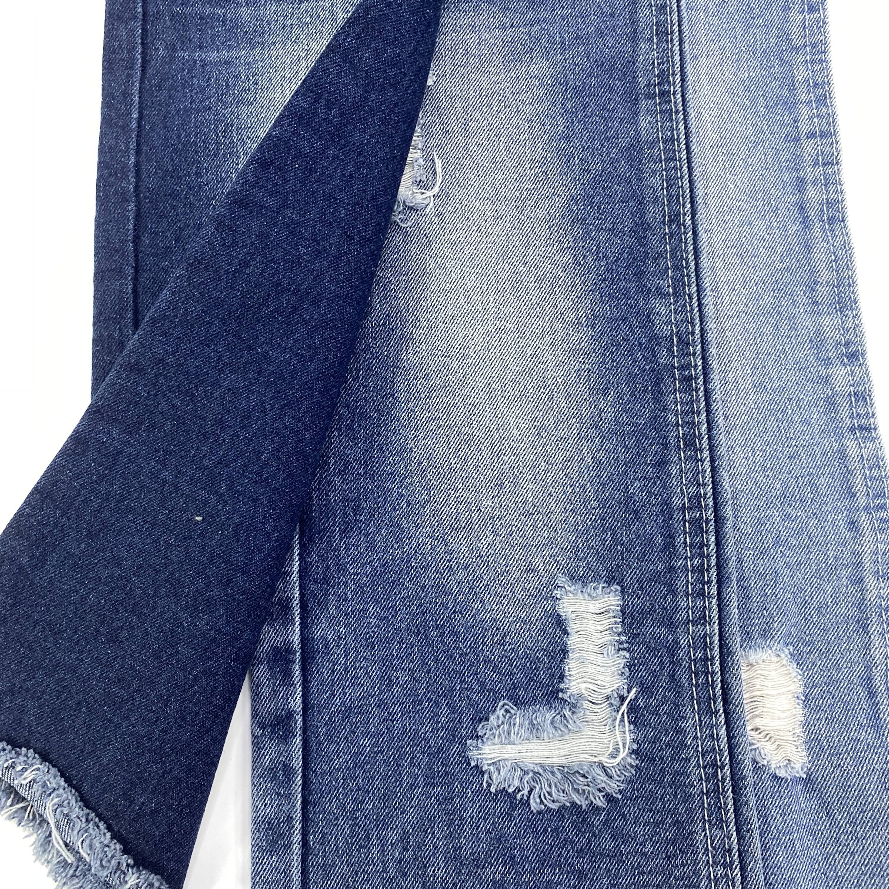 14oz Heavyweight Cotton Denim Fabric Rigid Non-Stretch Woven 7*7 OE Slub Twill Denim Jeans Fabric