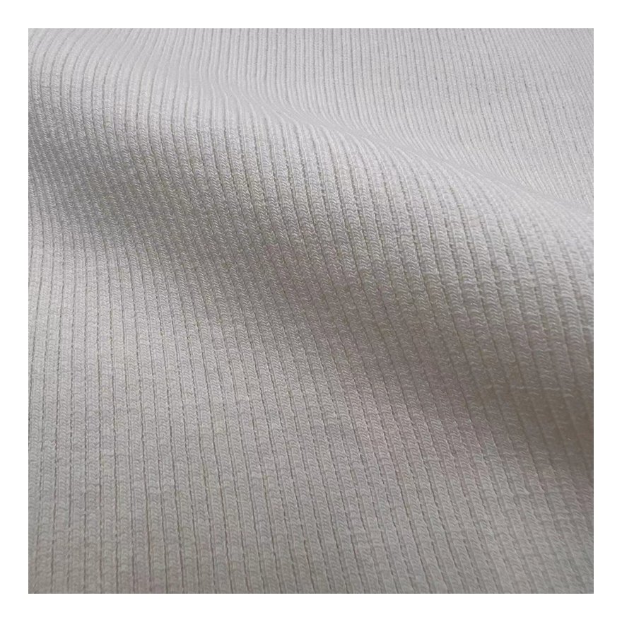 Wrinkle Resistant 49%Lyocell 48%Cotton 3%Spandex Rib Knitted Fabric for Women Camisole